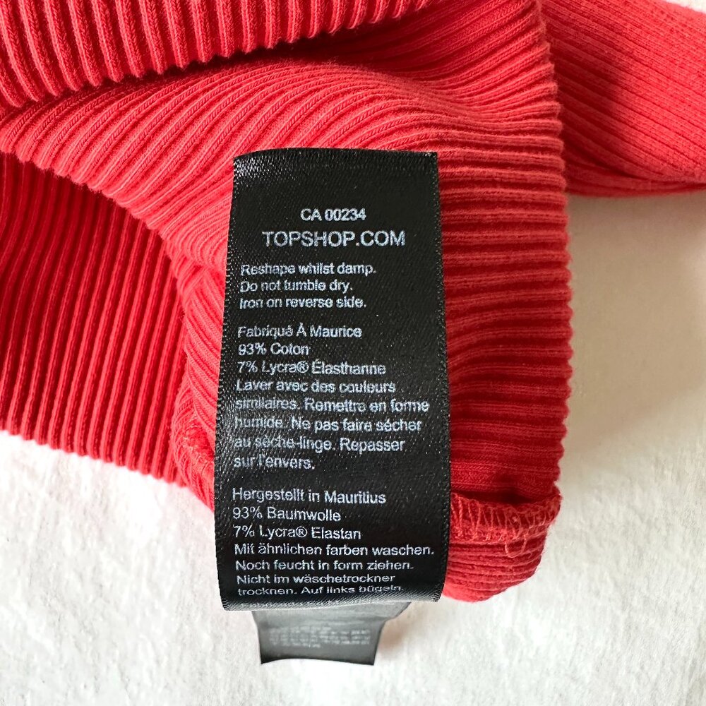 Topshop Ribbed Top - Picture 9 of 9